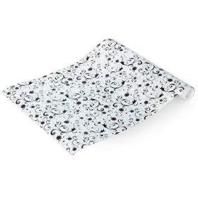 Retro Floral Print - A - Self-Adhesive Wallpaper Home Decor(Roll)
