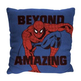 Marvel Spider-Man - Amazing Hero Jacquard Pillow 20x20 Inches