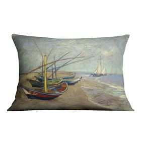 Fishing boats at Sainte Marie Cushion