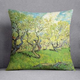 Orchard in Blossom 2 by Van Gogh Cushion