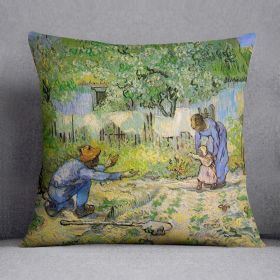 First Steps by Van Gogh Cushion