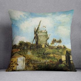 Le Moulin de la Galette by Van Gogh Cushion