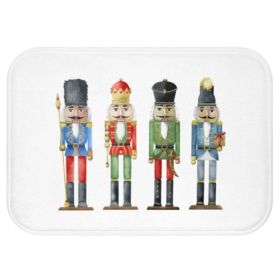 Holiday Nutcracker Toy Soldiers Bath Mat Home Accents