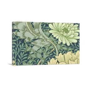 Wallpaper Sample With Chrysanthemum 1877
